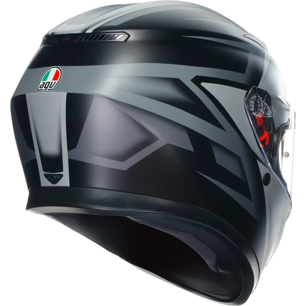 AGV K3 Compound - Matt Black / Grey