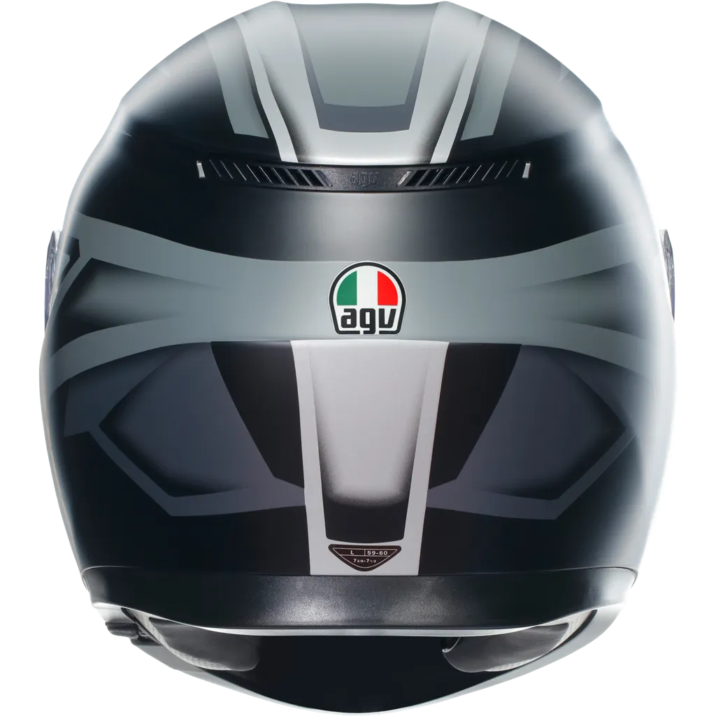 AGV K3 Compound - Matt Black / Grey