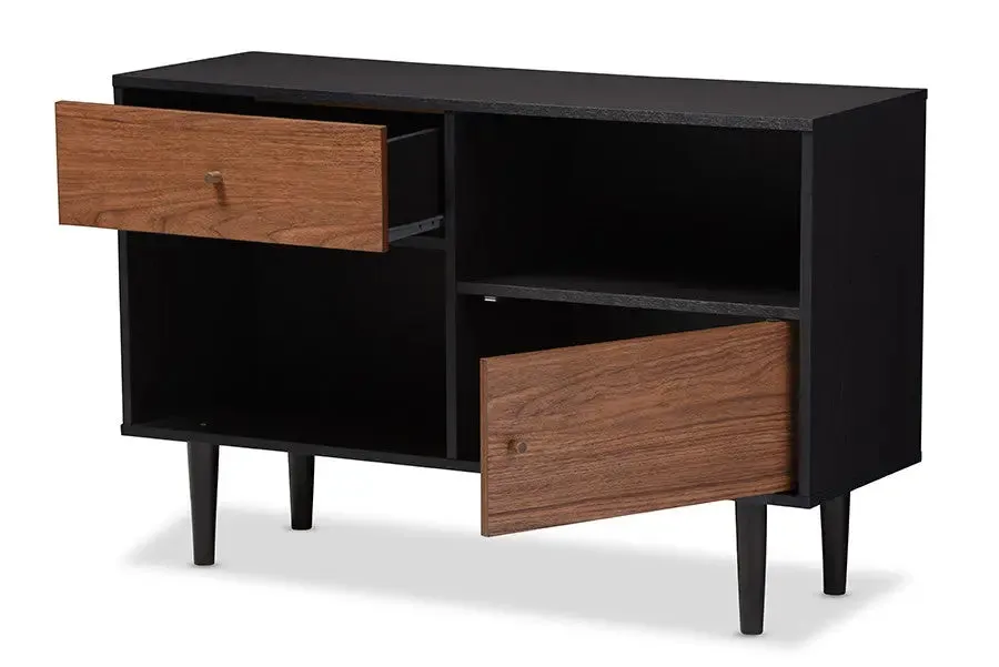 Auburn Mid-century Modern Scandinavian Style Sideboard Storage Cabinet