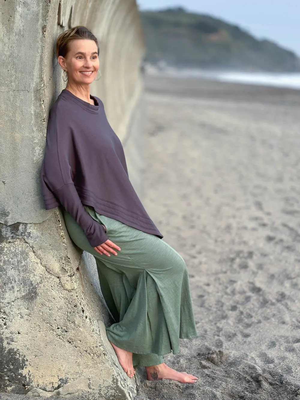 Bamboo Fleece Poncho