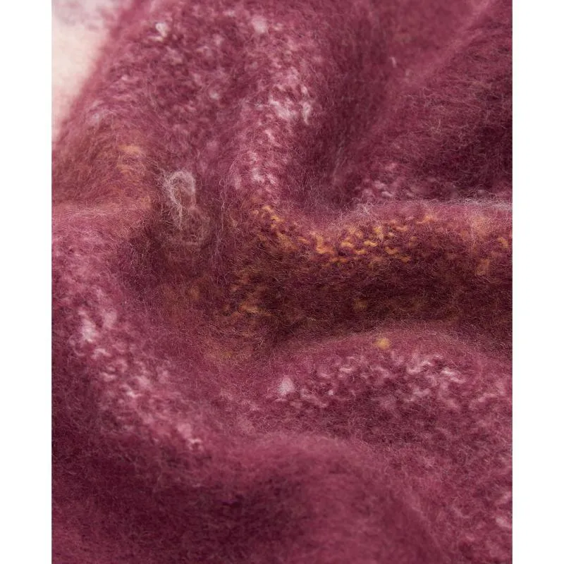 Barbour Bilton Ladies Boucle Scarf - Elderberry/Honey