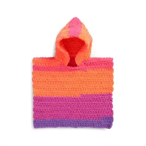 Bernat Rainbow Rascals Crochet Poncho