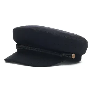 Brixton Fiddler Cap - Black Herringbone