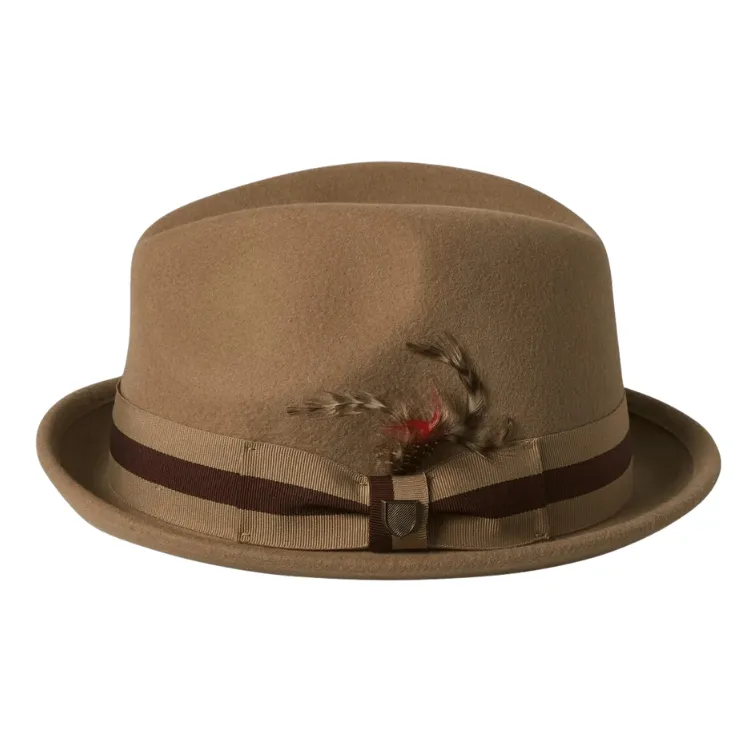 Brixton Gain Fedora - Sand/Sand/Brown