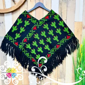 CactuscDesign Embroider Poncho - Mañanita