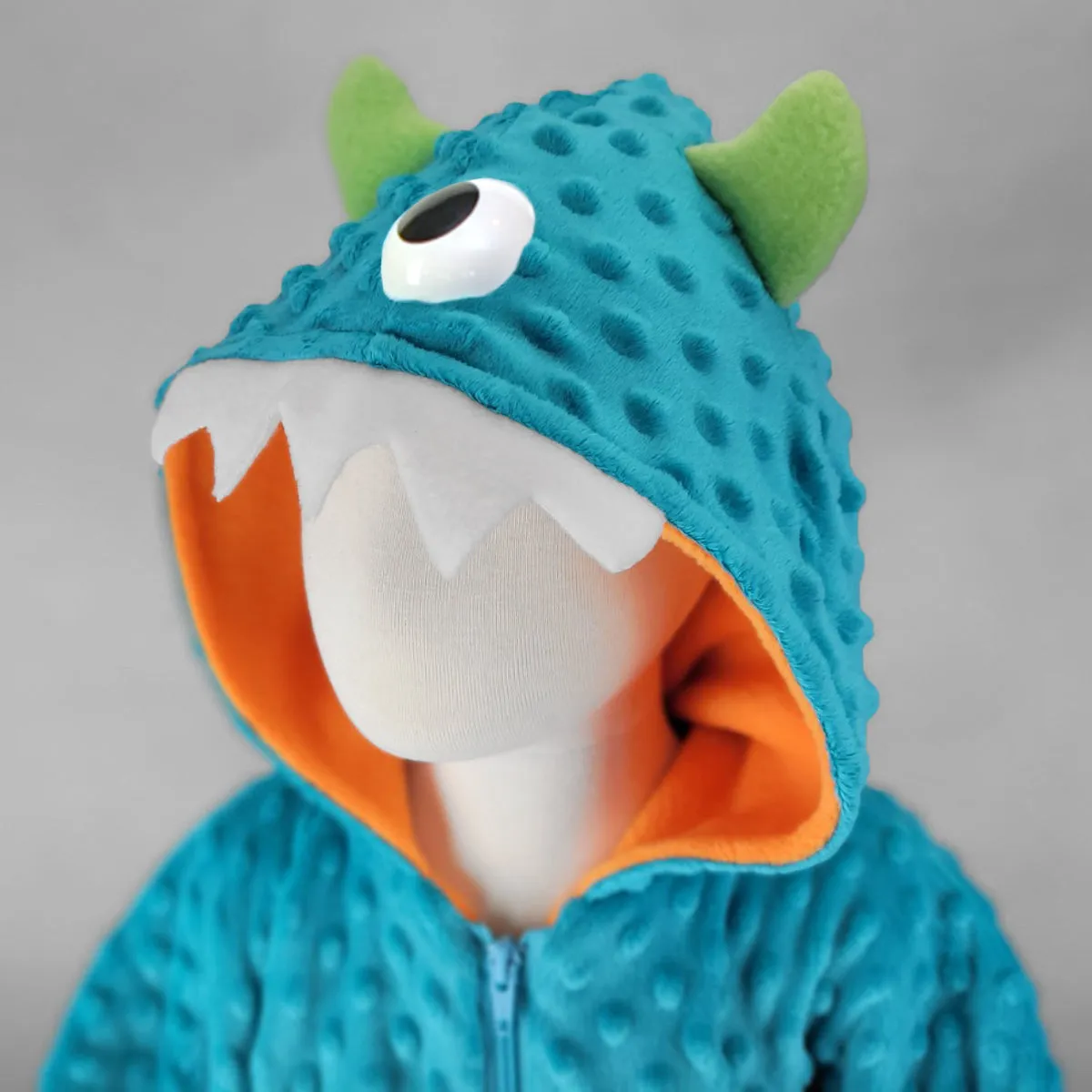 Car seat Poncho - Monster for newborn to toddler