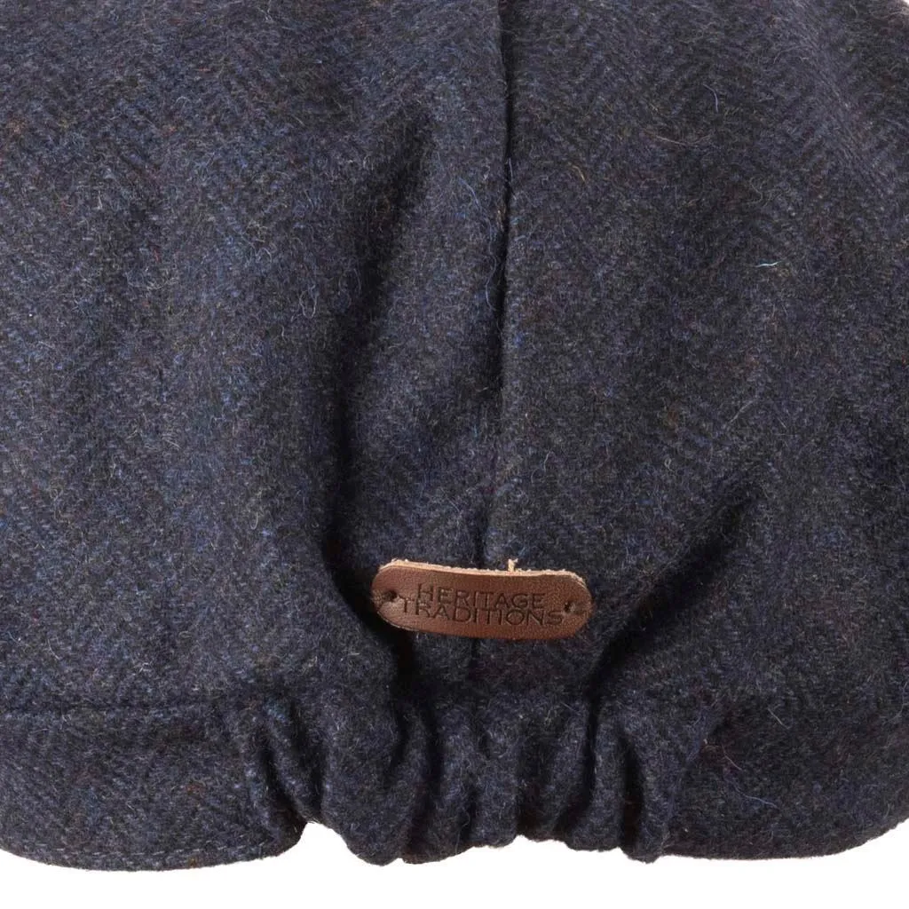 Carlyle Tweed Herringbone Newsboy Cap