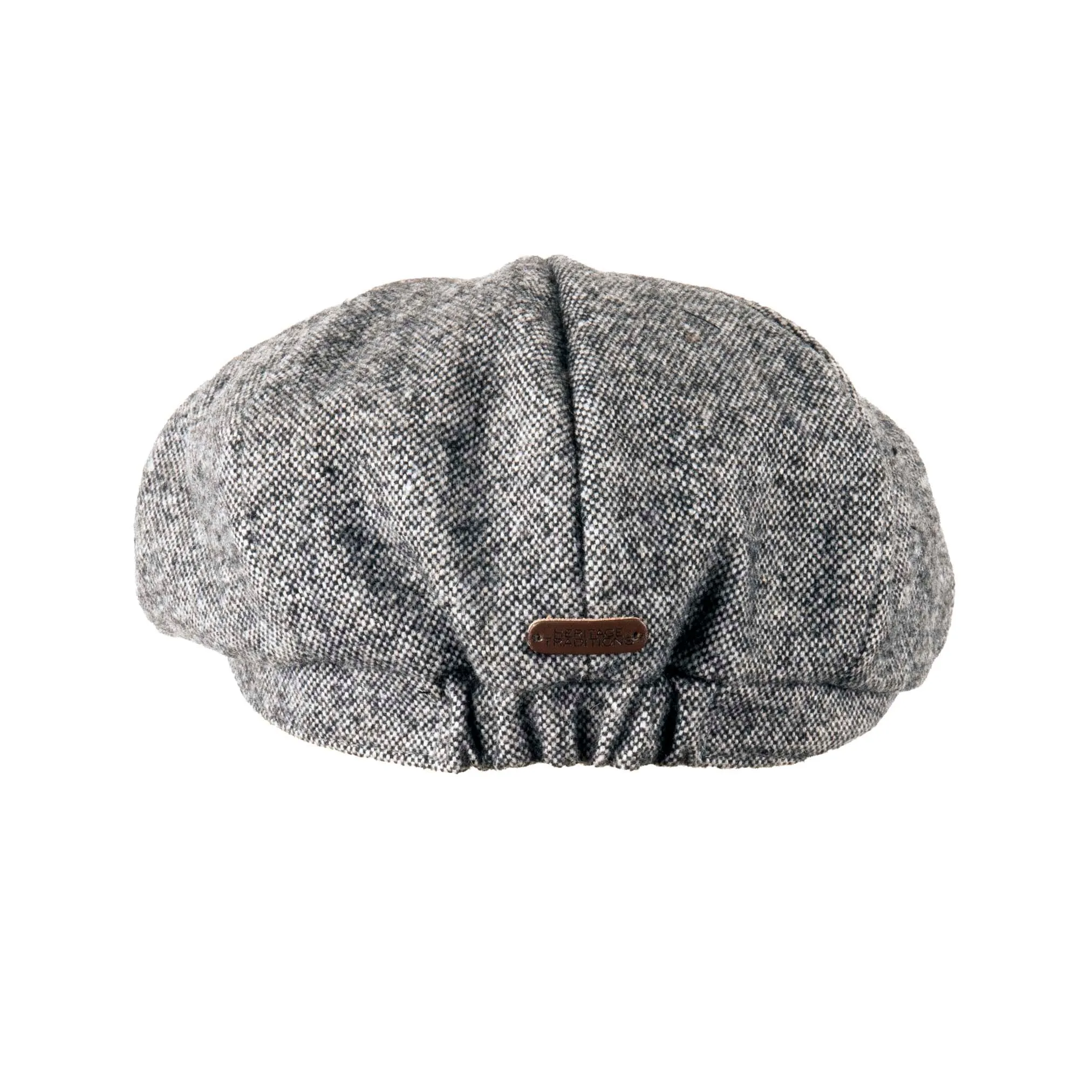 Carlyle Tweed Herringbone Newsboy Cap