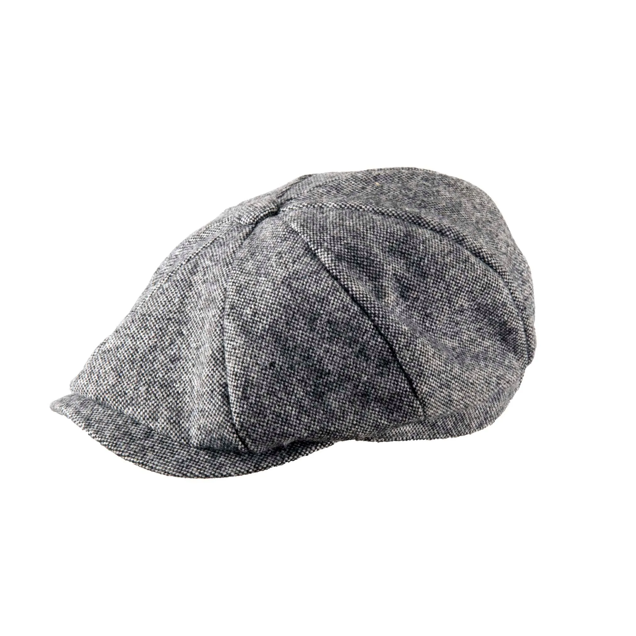 Carlyle Tweed Herringbone Newsboy Cap