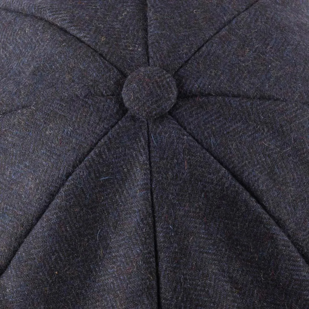 Carlyle Tweed Herringbone Newsboy Cap