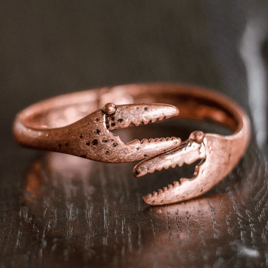 Crab Claw (Matted Rose Gold) / Bangle Bracelet