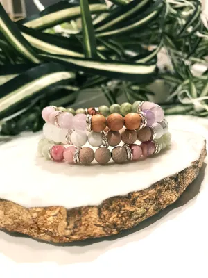 custom therapy bracelet stack - TH-3X-01-BR