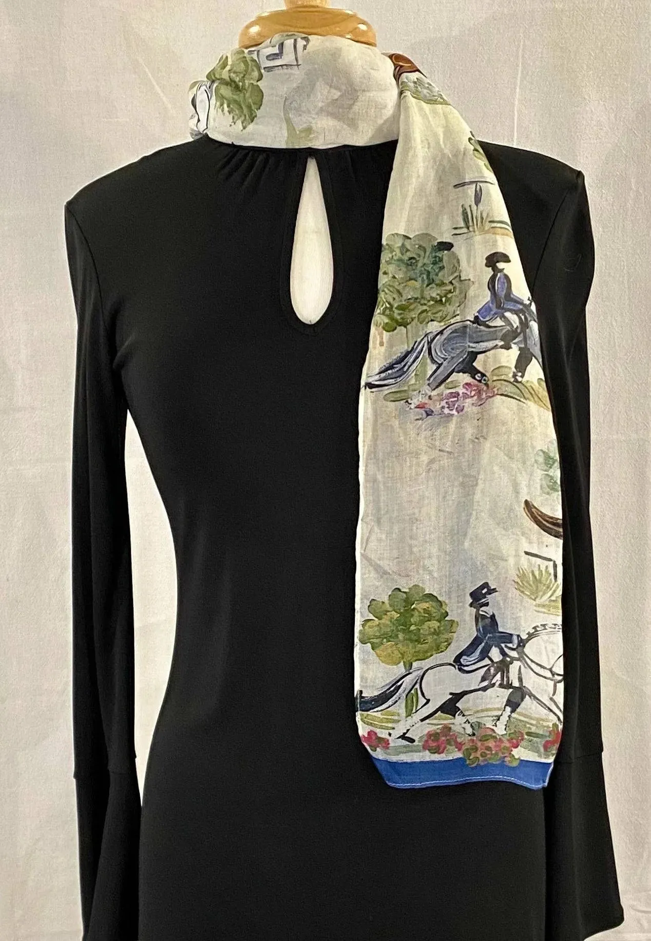 Designs by Frederique 72" x 18" Modal/Silk Blend Scarves