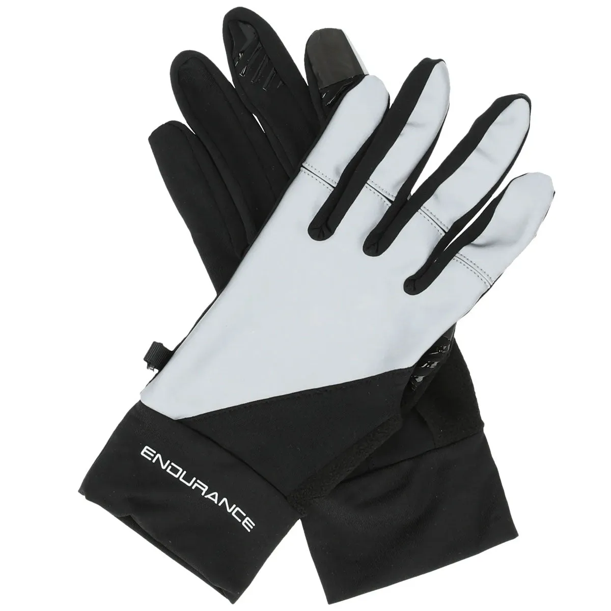 Endurance Mingus Running Gloves - Adult - Black