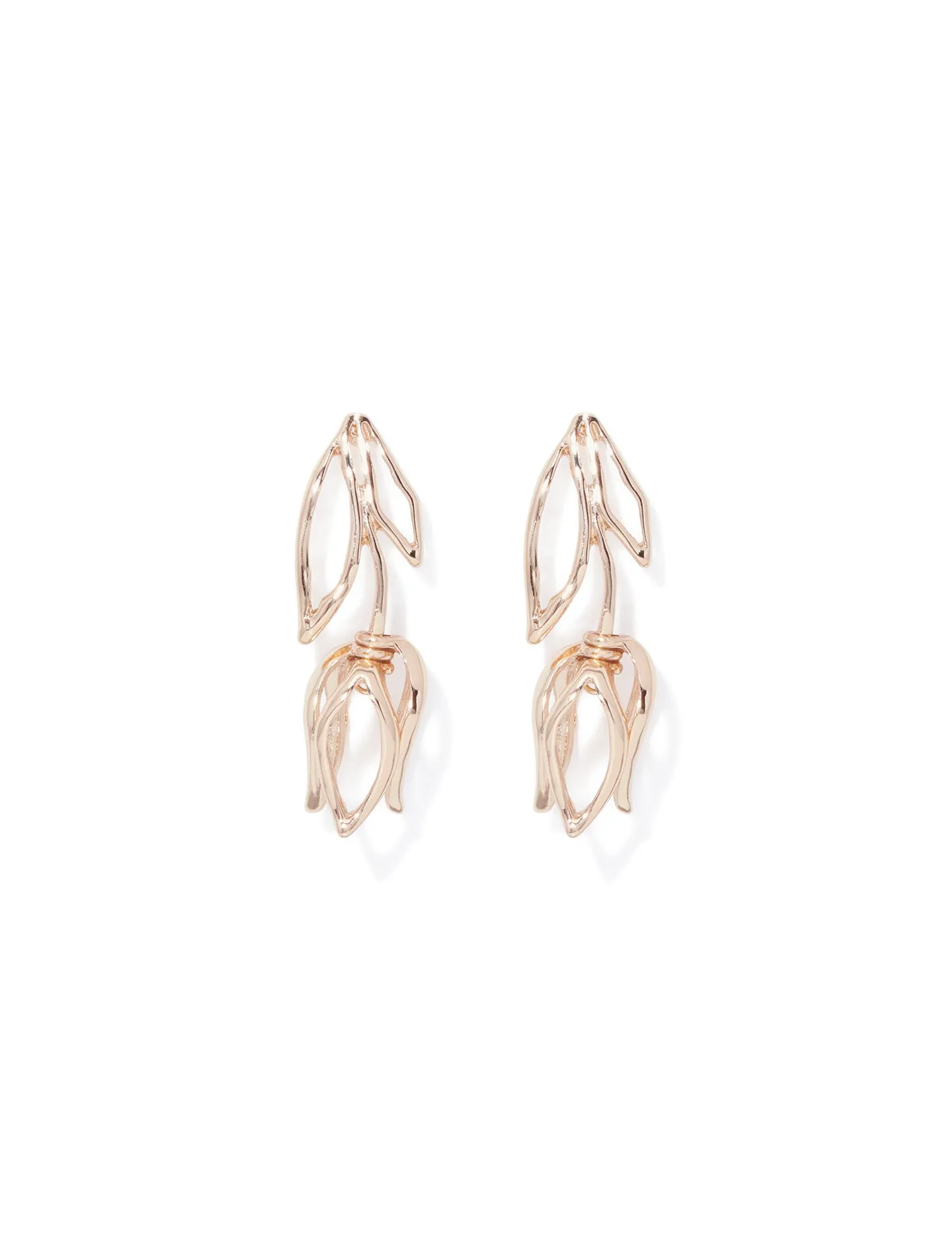 Fresia Flower Drop Earrings