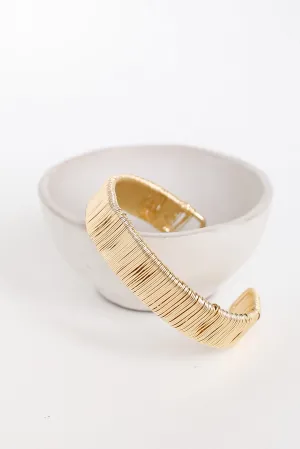 Gia Gold Cuff Bracelet