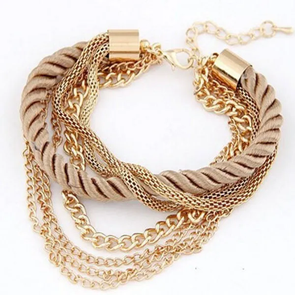 Glam Rope Chain Bracelet