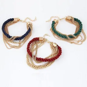 Glam Rope Chain Bracelet