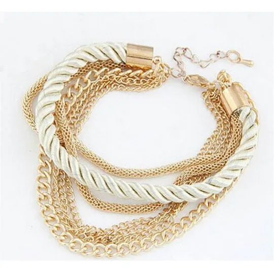 Glam Rope Chain Bracelet