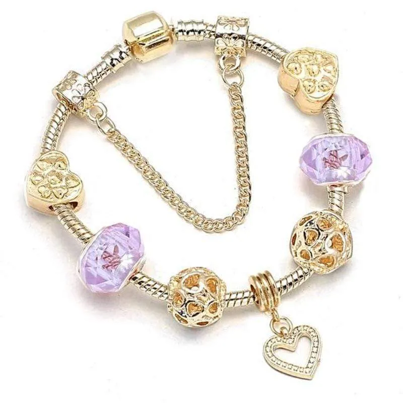 Golden Pan Charm Bracelets