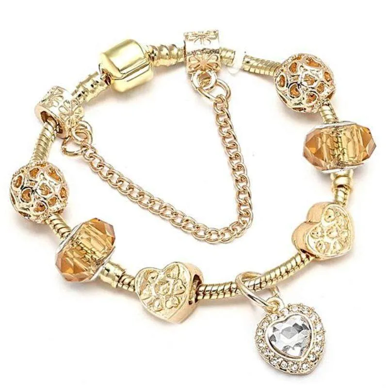 Golden Pan Charm Bracelets