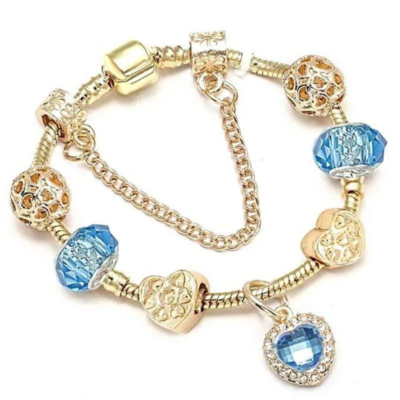 Golden Pan Charm Bracelets