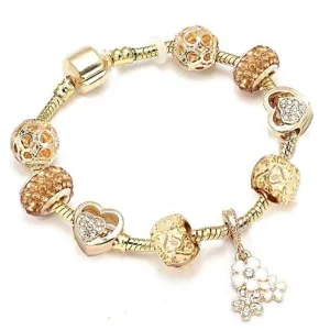 Golden Pan Charm Bracelets