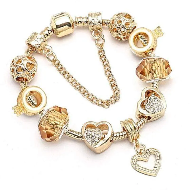 Golden Pan Charm Bracelets