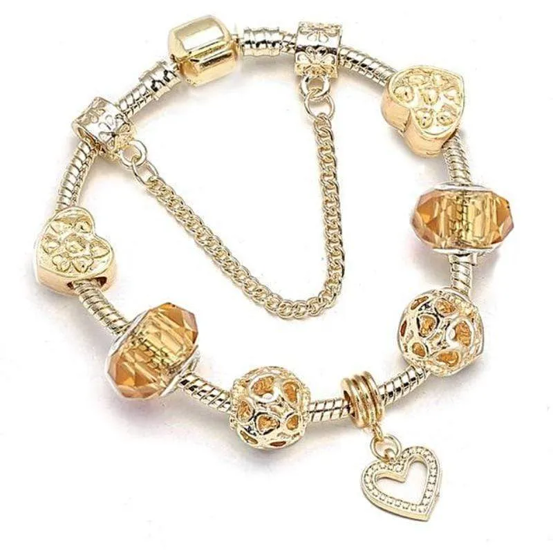 Golden Pan Charm Bracelets