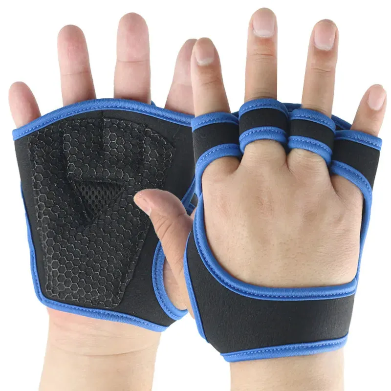 Hand Wrist Palm Protector Gloves Weightlifting Training Gloves for Men Women Fitness Sports  Cycling  Gymnastics Gym Gloves