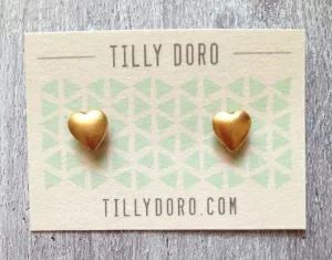 Heart Stud Earrings