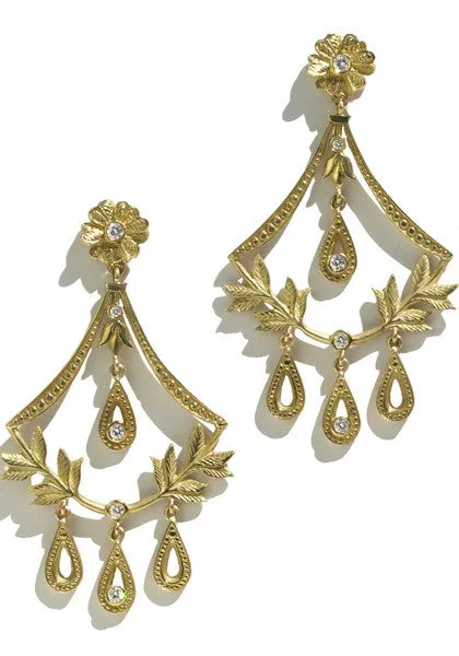 Jamie Wolf Gold & Diamond Chandelier Earrings