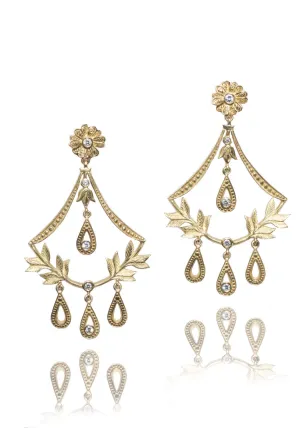 Jamie Wolf Gold & Diamond Chandelier Earrings