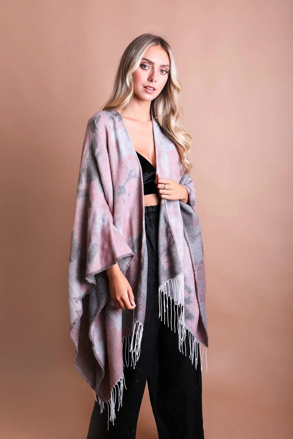 Marble Mirage Ruana Wrap