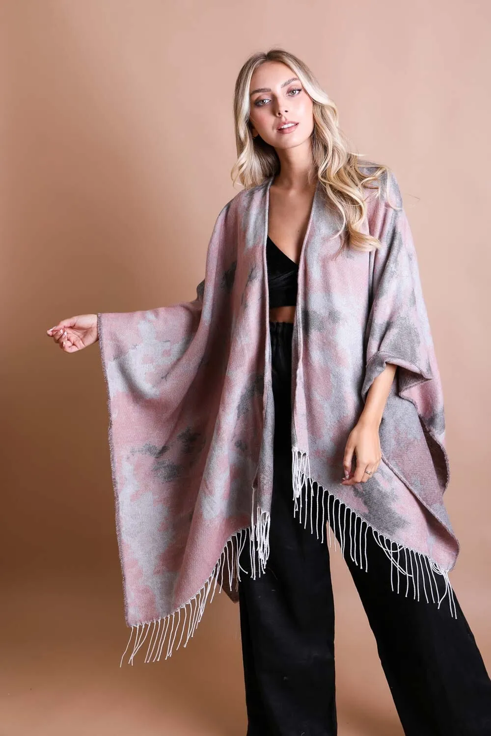 Marble Mirage Ruana Wrap