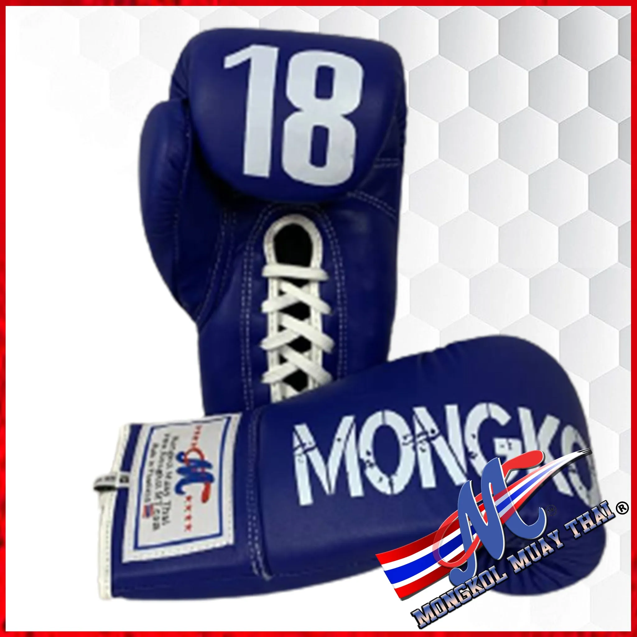 Mongkol Boxing gloves Pro fight 10oz available  blue