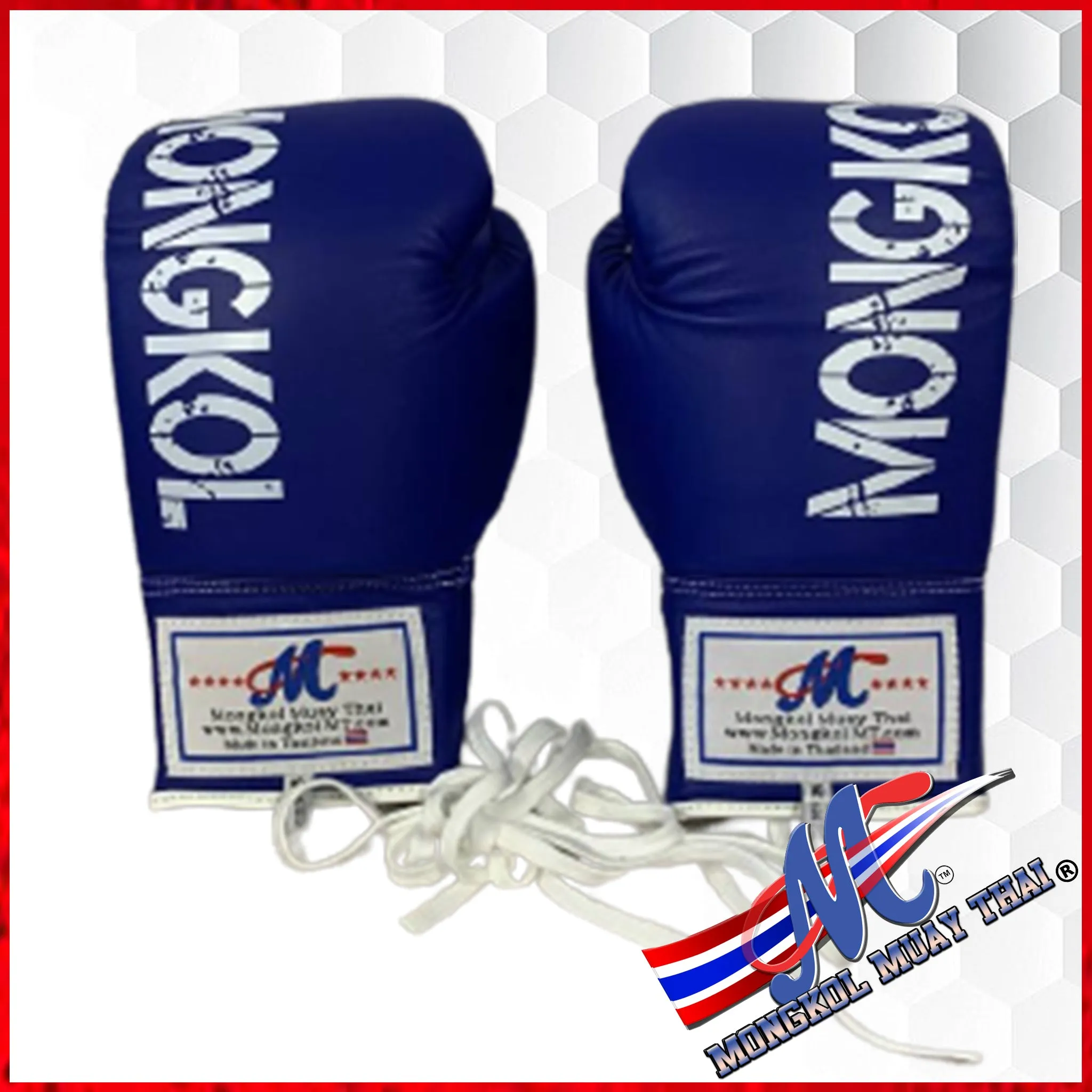 Mongkol Boxing gloves Pro fight 10oz available  blue