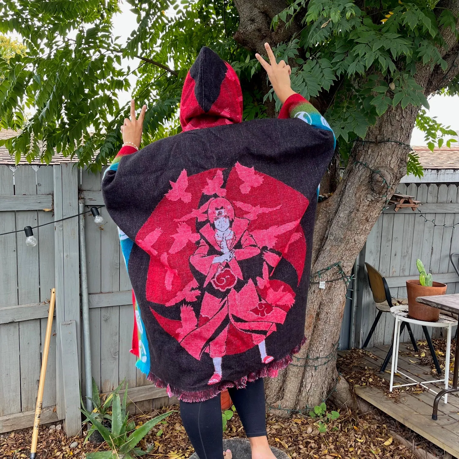 Naruto Itachi Poncho - Adult Size