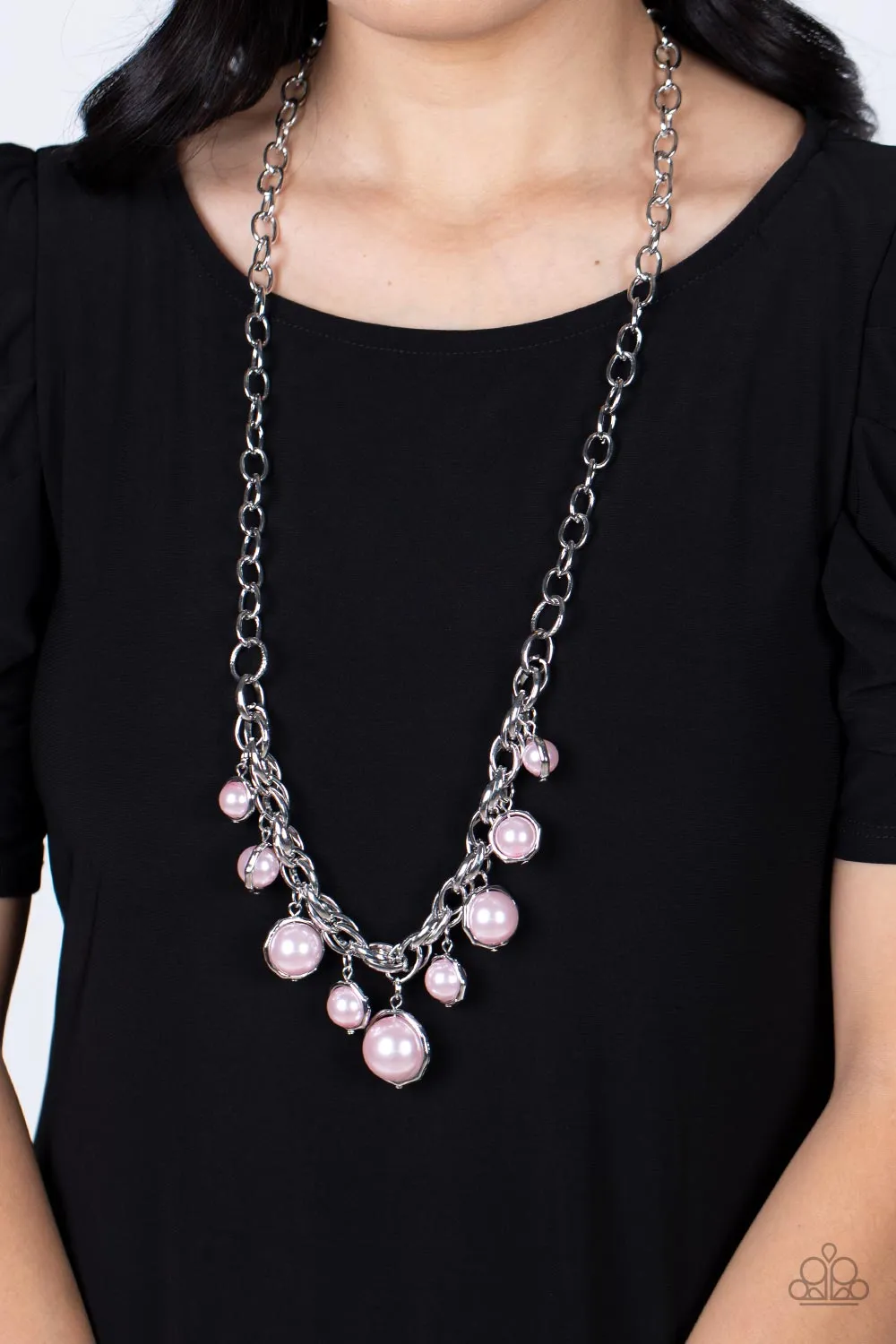 PAPARAZZI Revolving Refinement - Pink NECKLACE