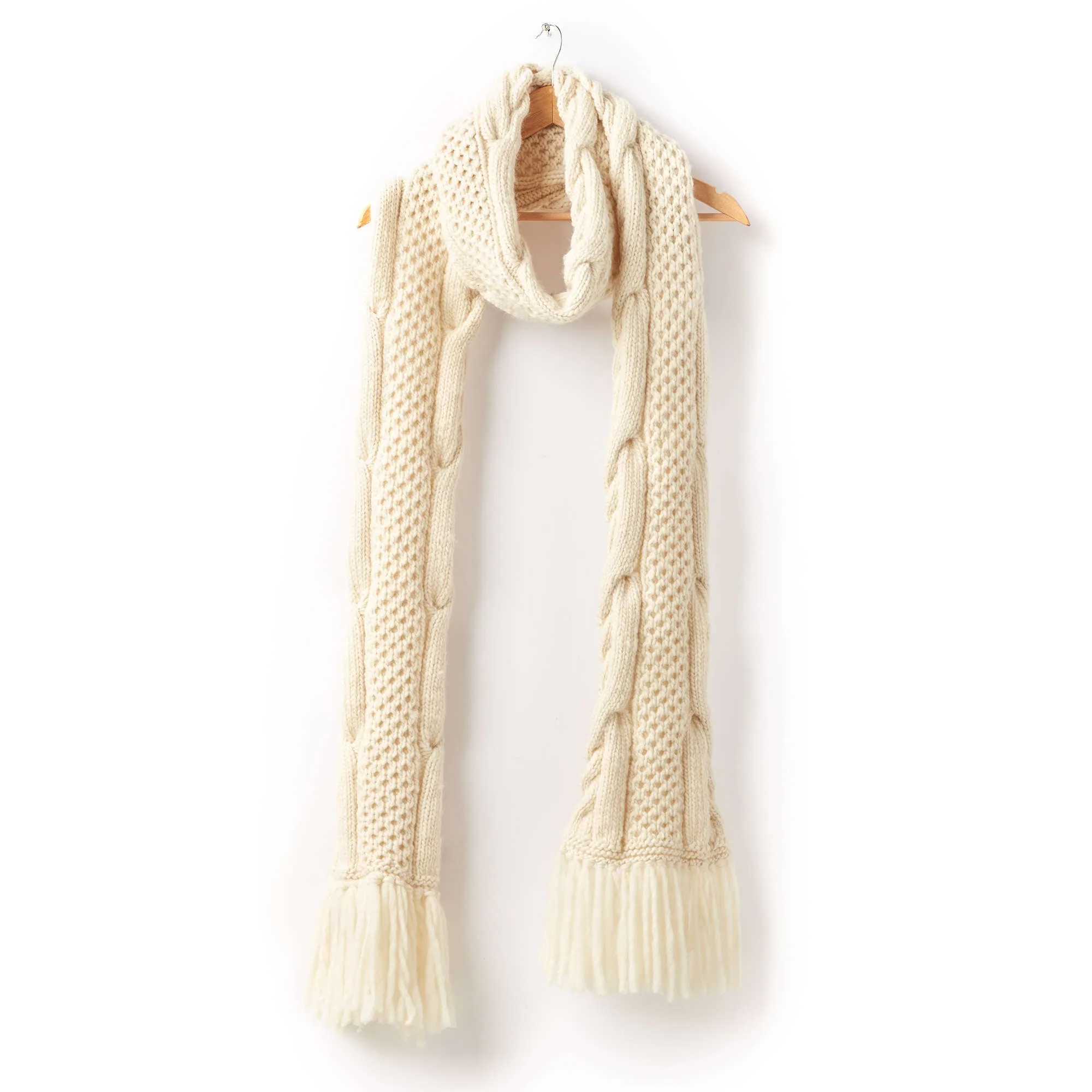 Patons Honey Comb Twist Knit Super Scarf