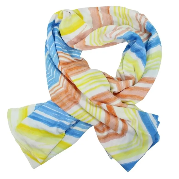 Patterned Jersey Oblong Scarf