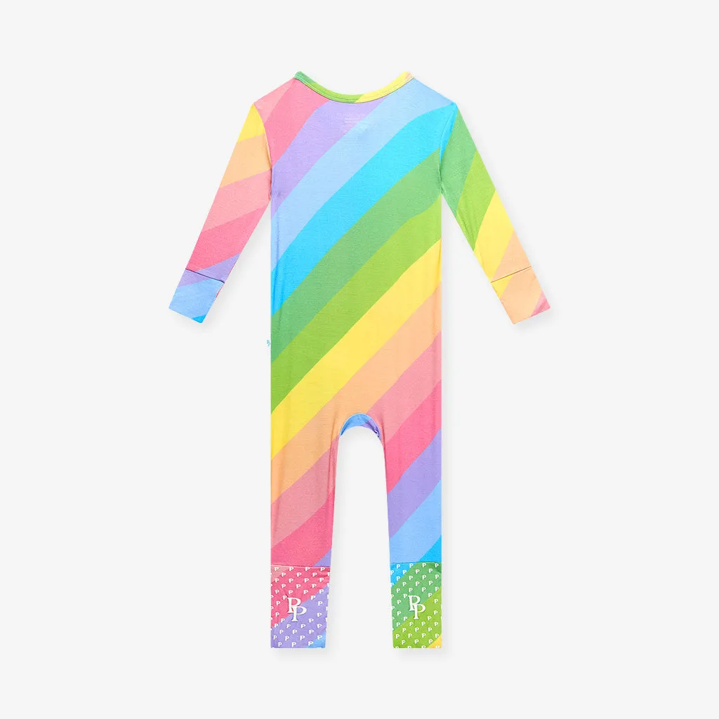 Rainbow Stripe Convertible One Piece