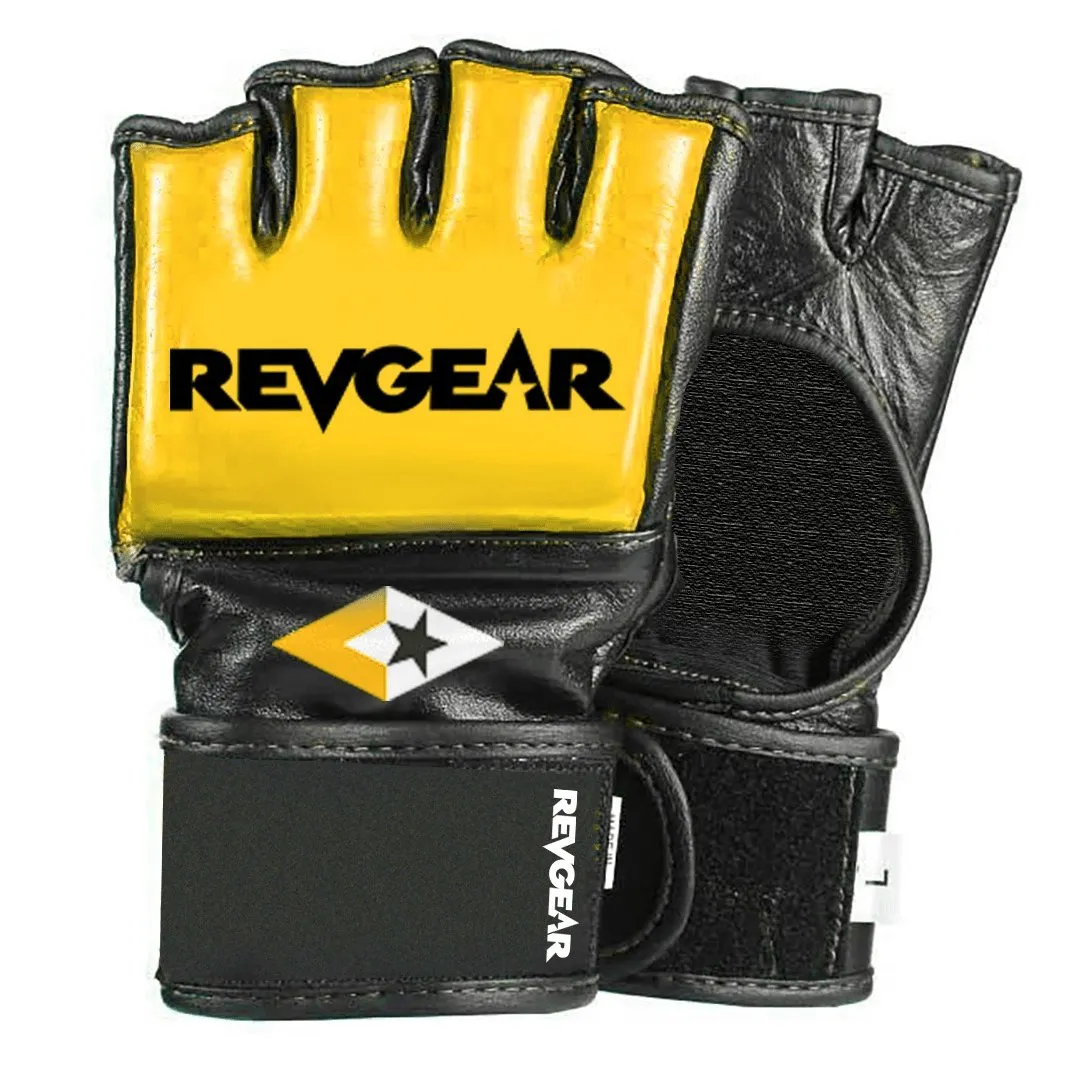 Revgear Pro Series Challenger 2 MMA Gloves - 4oz Competition Yellow