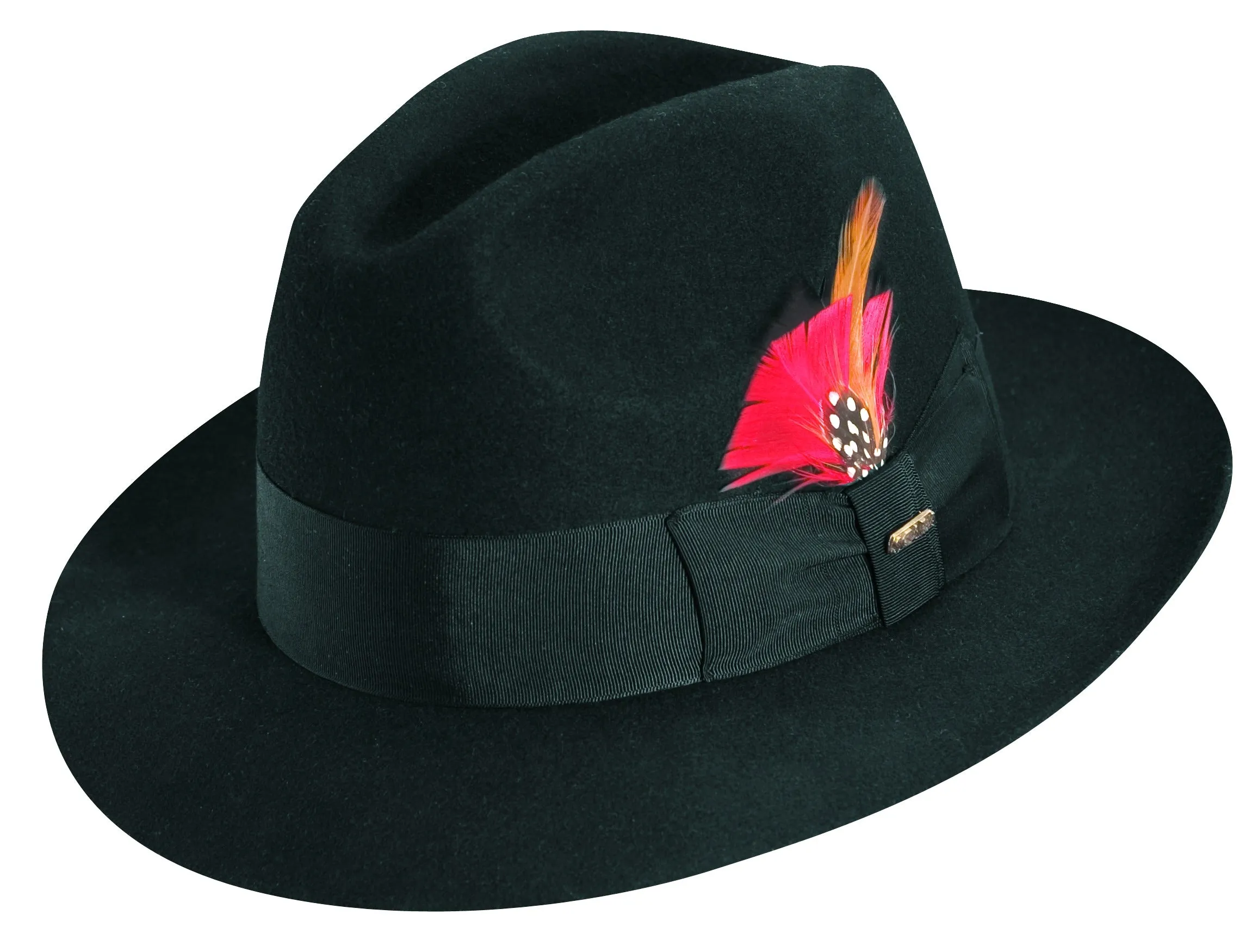 Scala Scarsdale Premium Wool Felt Center Dent Fedora Hat