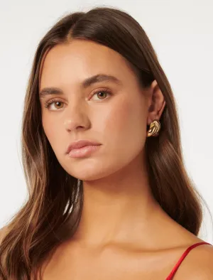 Signature Kendall Large Knot Stud Earrings