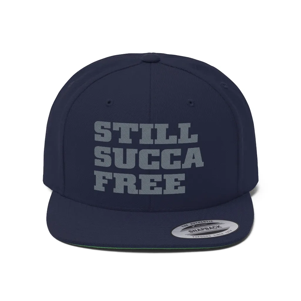 Still Succa Free - Grey Letters - Snapback #VezzyWorld