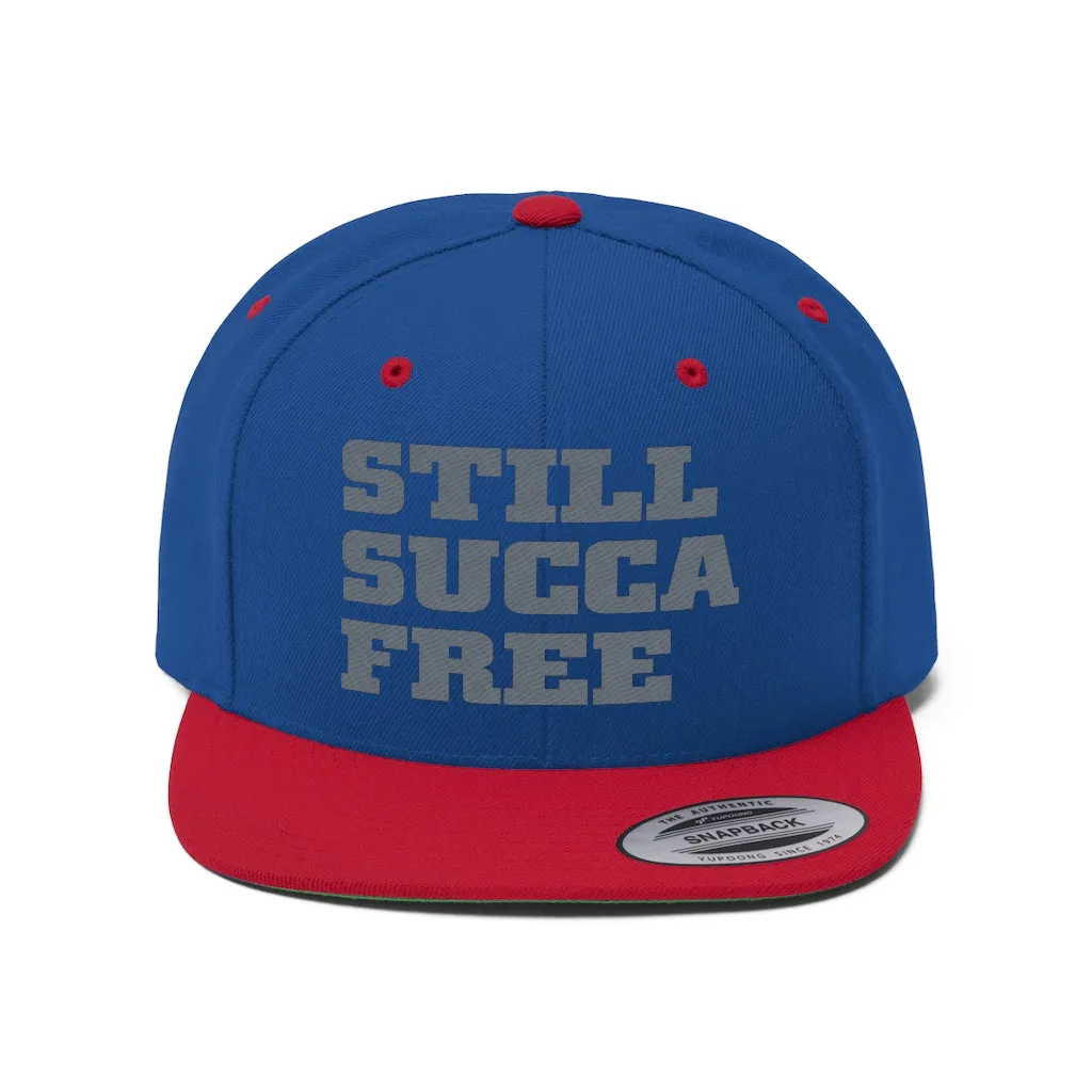 Still Succa Free - Grey Letters - Snapback #VezzyWorld