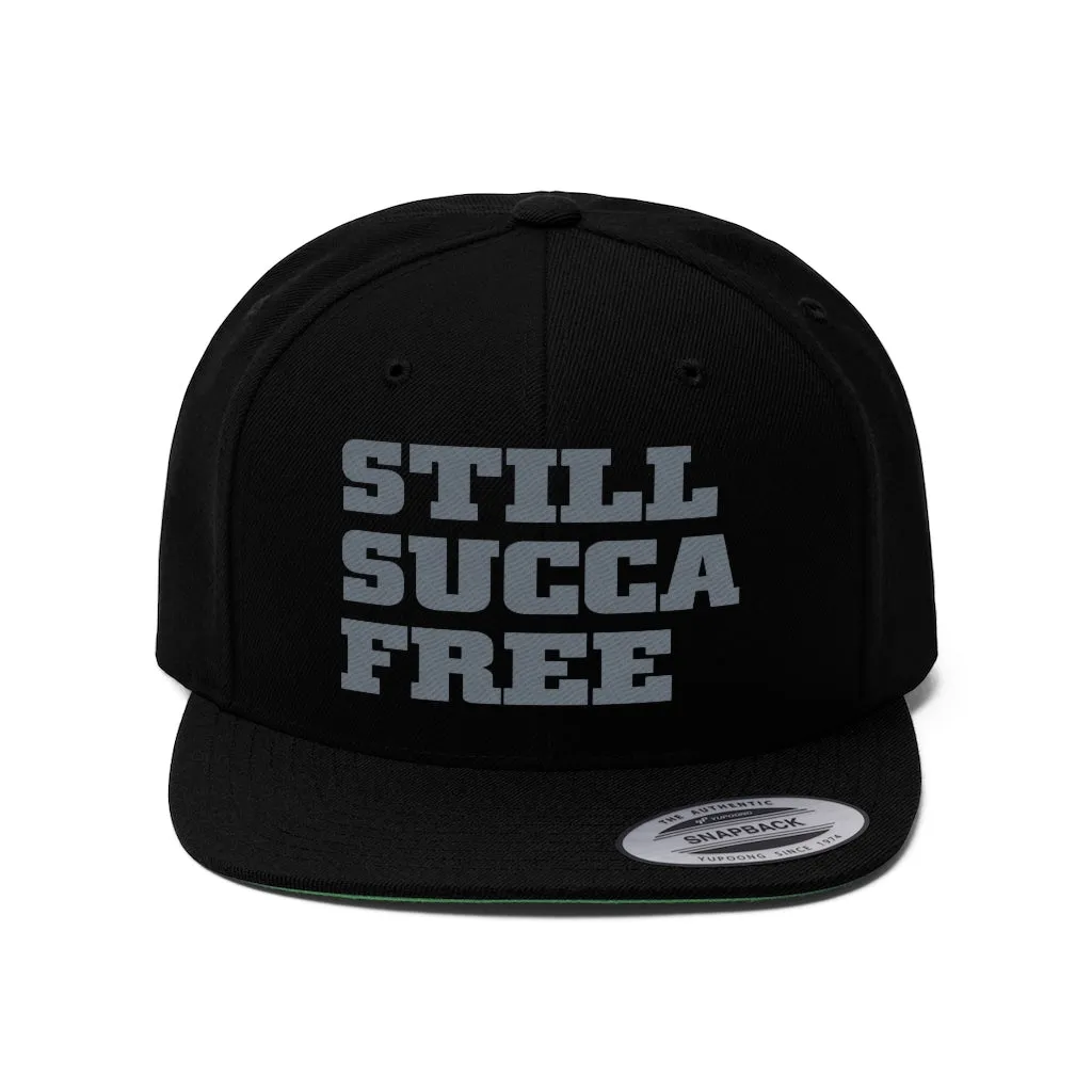 Still Succa Free - Grey Letters - Snapback #VezzyWorld