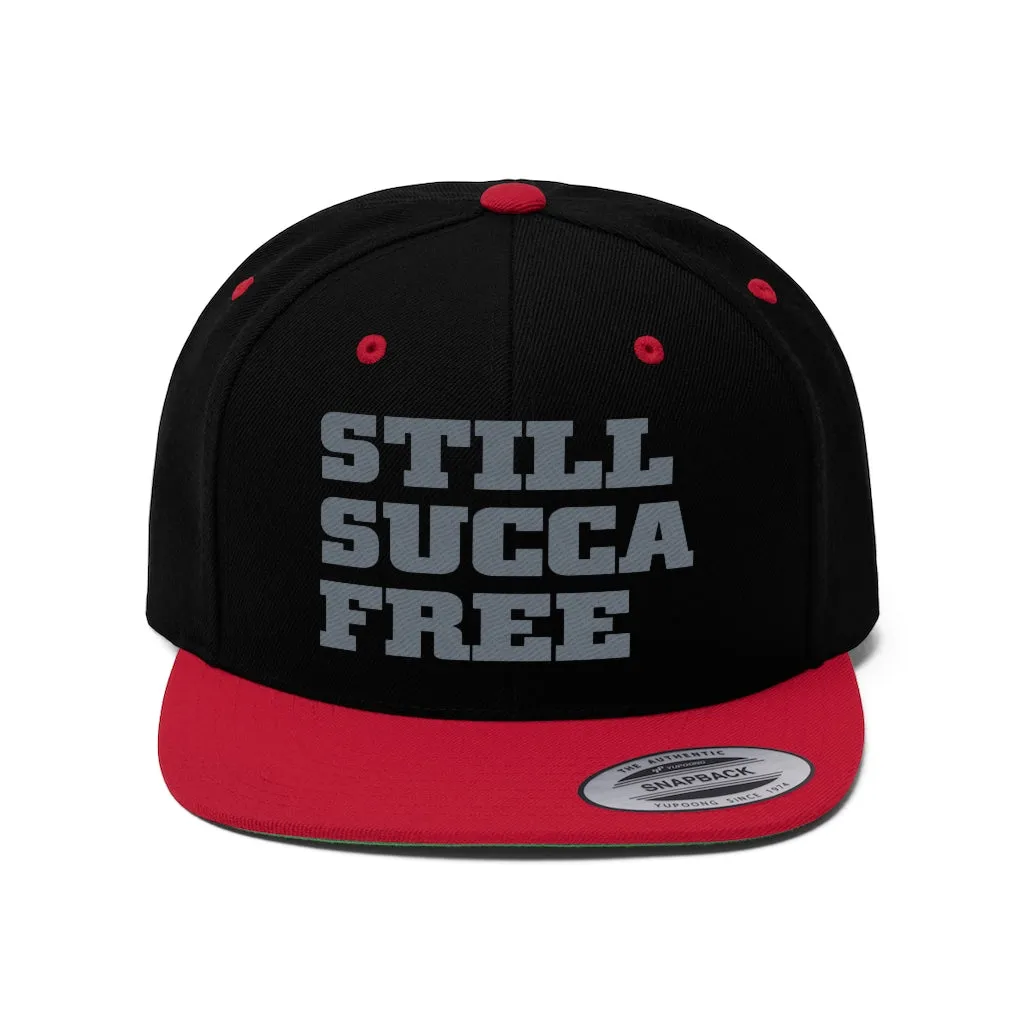 Still Succa Free - Grey Letters - Snapback #VezzyWorld