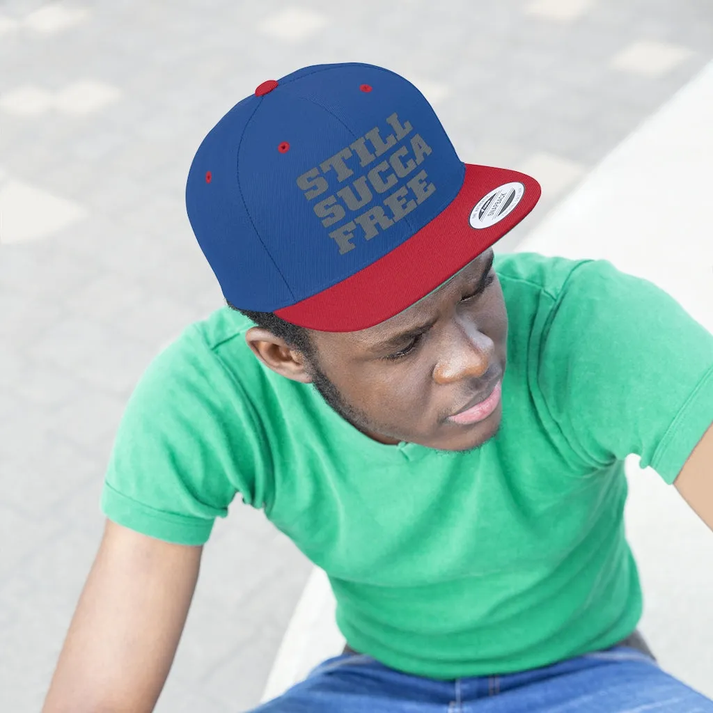 Still Succa Free - Grey Letters - Snapback #VezzyWorld